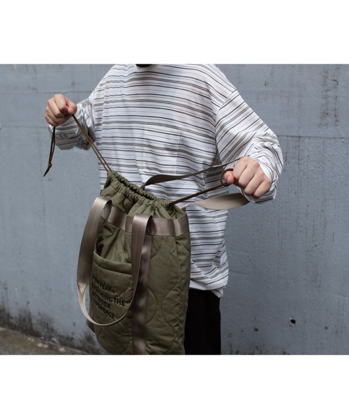 ！スノーピーク peak バッグ　L！ snow peak（スノーピーク） トートバッグ Snow Peak / Quilted Ripstop