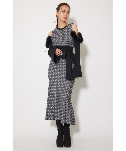 rienda（リエンダ） ワンピース many wayフェイクファージャガード