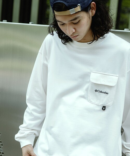 「FREAK'S STORE」 長袖Tシャツ LARGE ホワイト メンズ