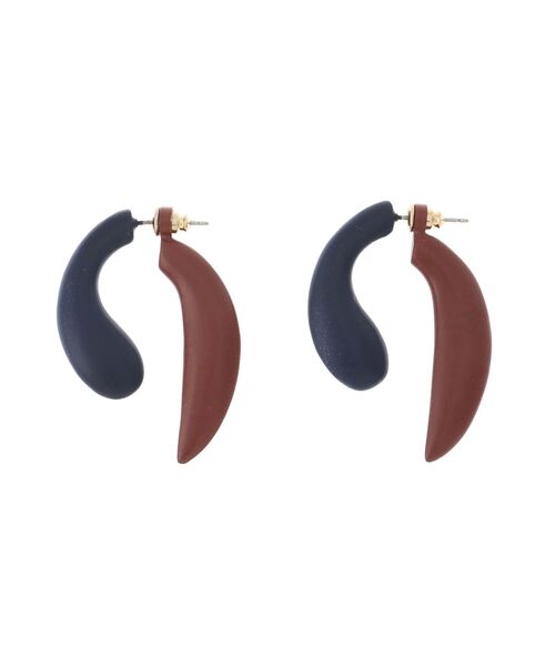 UN3D.（アンスリード） ピアス BI-COLOR DROP PIERCE / バイカラー