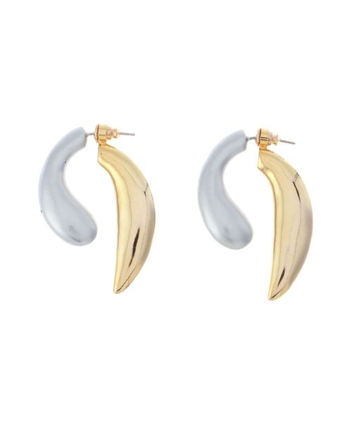 UN3D.（アンスリード） ピアス BI-COLOR DROP PIERCE / バイカラー 