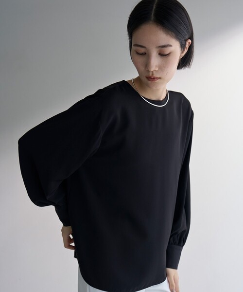 「UNFILO」 長袖ブラウス LARGE ホワイト レディース_画像2
