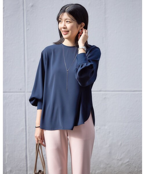 「UNFILO」 長袖ブラウス LARGE ホワイト レディース_画像7