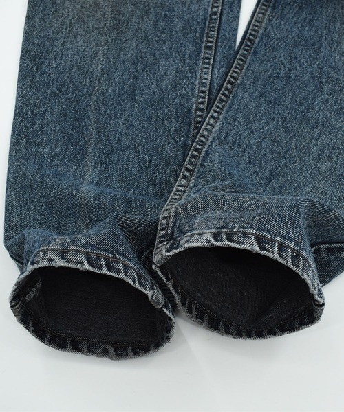 90's Levi's デニム 550 USA製 W36 ケミカルウォッシュ USA製 90s Levi's 550 Chemical Wash Black Denim Pants 黒 W36