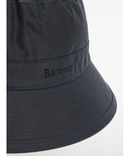 Barbour ブラック バケットハット Lサイズ Barbour バブアー BARBOUR 帽子 バケットハット WAX SPORTS HAT