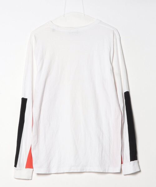 「DIESEL」 ワンポイント長(zhǎng)袖Tシャツ M ホワイト メンズ