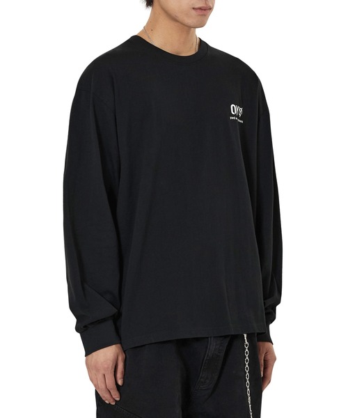 OY（オーワイ） tシャツ 「OY/オーワイ」BACK ZIPPER LOGO L/S TEE