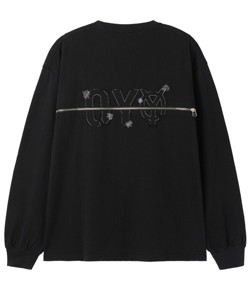 OY（オーワイ） tシャツ 「OY/オーワイ」BACK ZIPPER LOGO L/S TEE