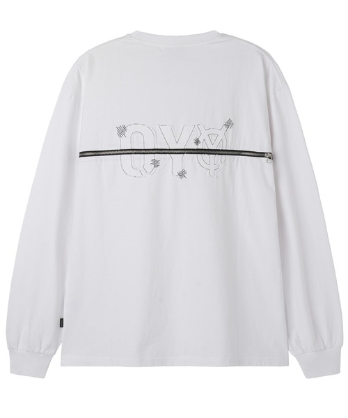 OY（オーワイ） tシャツ 「OY/オーワイ」BACK ZIPPER LOGO L/S TEE