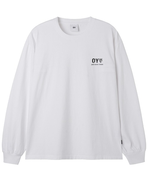 OY（オーワイ） tシャツ 「OY/オーワイ」BACK ZIPPER LOGO L/S TEE