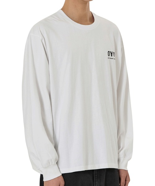 OY（オーワイ） tシャツ 「OY/オーワイ」BACK ZIPPER LOGO L/S TEE