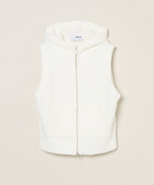 スリードッツニットベスト 美品 スリードッツ ニットベスト レディース SIZE S three dots