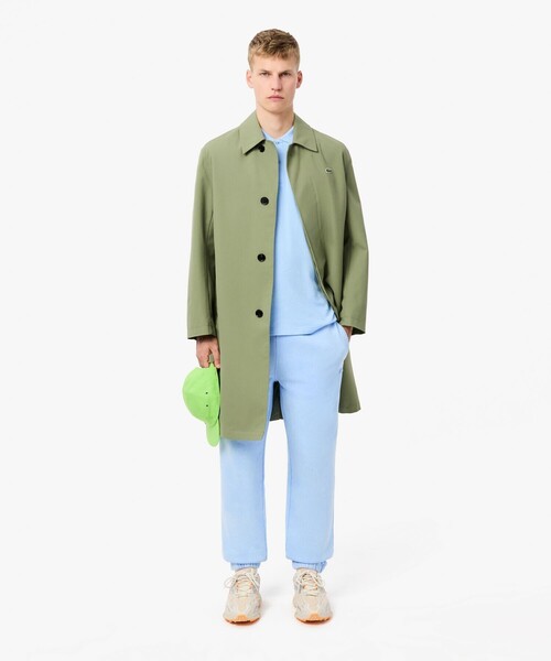 「LACOSTE」 半袖ポロシャツ X-SMALL ライトブルー メンズ_画像5