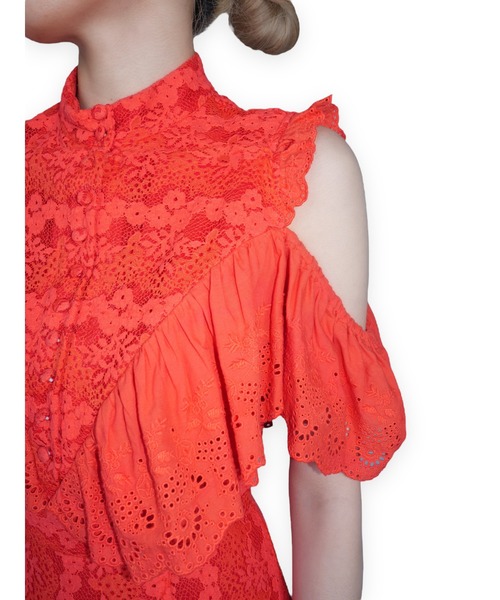 PAMEO POSE（パメオ ポーズ） 半袖ワンピース MEDIUM ブラック