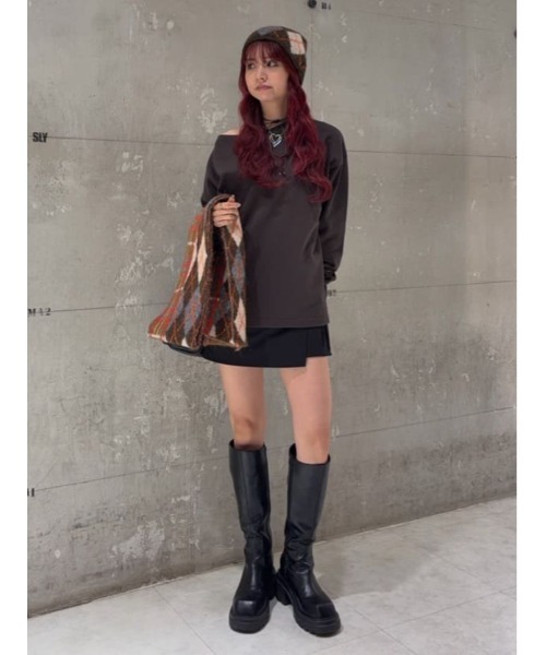 SLY ARGYLE MIX JQ KNIT STALL SLY | 【1BUY5％OFF CAMPAIGN】ARGYLE