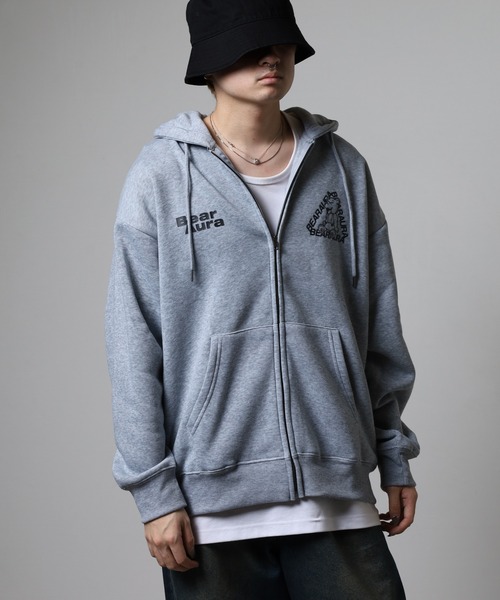 ギョンス　パーカー　トレカ付き　匿名配送　フーディ FUNALIVE（ファンアライブ） パーカー ワイドシルエット レトロ