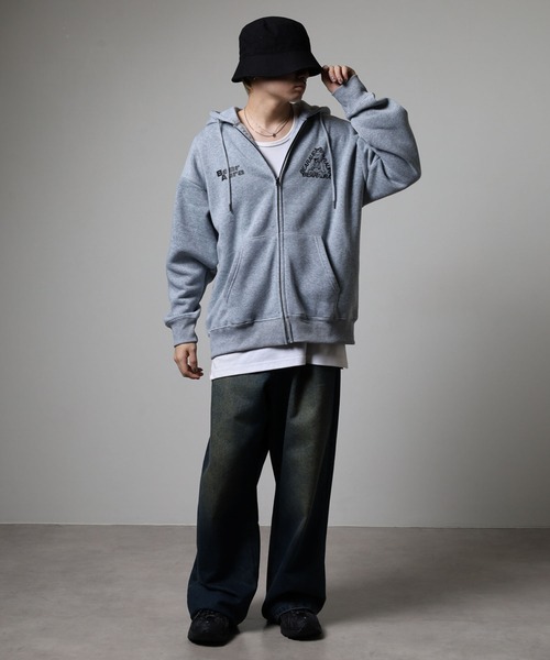 FUNALIVE（ファンアライブ） パーカー ワイドシルエット レトロ