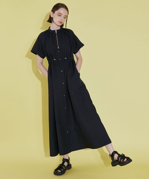 半袖ワンピース　　フォーマルワンピース CITY TOKYO 半袖ワンピース 2 ブラック レディース : ZOZOTOWN Yahoo