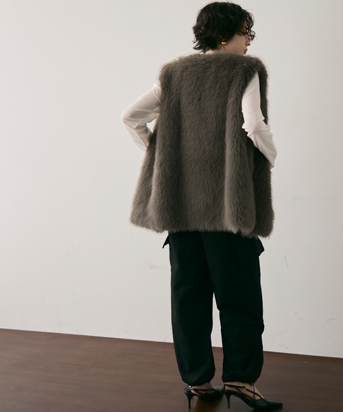 美品❗️オーダーメイド　羊革シープスキン　ジレベスト 春夏秋冬 本革 ベスト レディース レザーベスト 羊革 ジレベスト