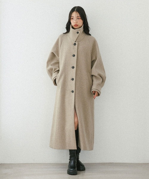 Heather（ヘザー） ステンカラーコート コート 2WAYステンカラーロング