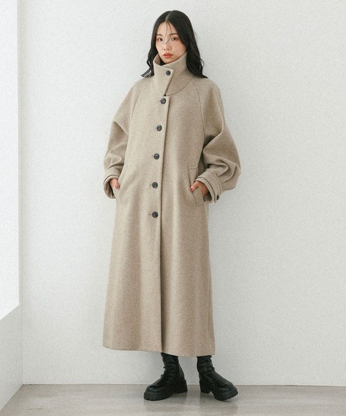 Heather（ヘザー） ステンカラーコート コート 2WAYステンカラーロング