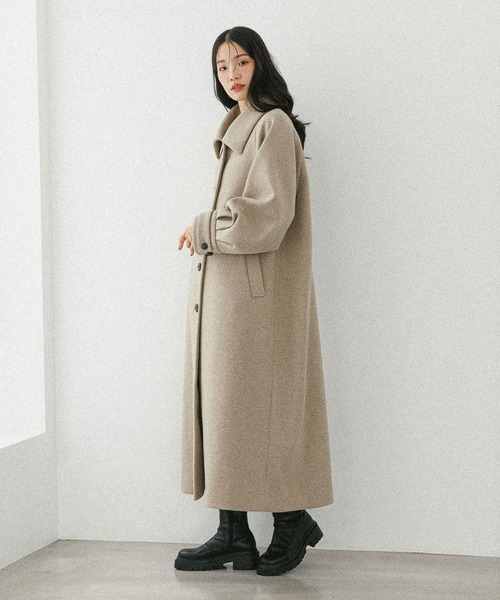 Heather（ヘザー） ステンカラーコート コート 2WAYステンカラーロング