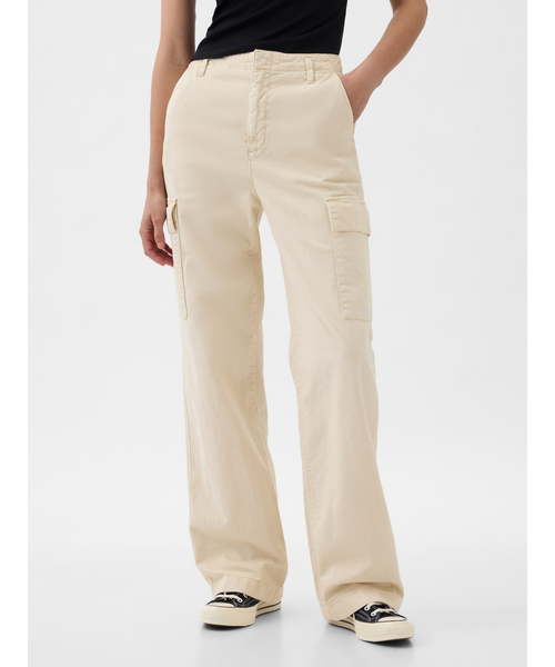 「GAP」 カーゴパンツ 10 ブラック レディース_画像3