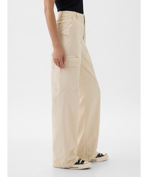 「GAP」 カーゴパンツ 10 ブラック レディース_画像4