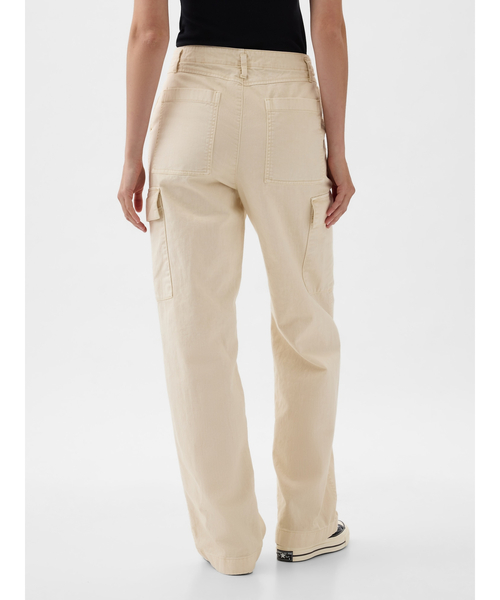 「GAP」 カーゴパンツ 10 ブラック レディース_画像6