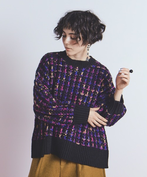 manana suerte（マニャーナスエルテ） ニット セーター マルチカラー
