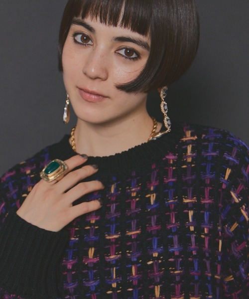 manana suerte（マニャーナスエルテ） ニット セーター マルチカラー