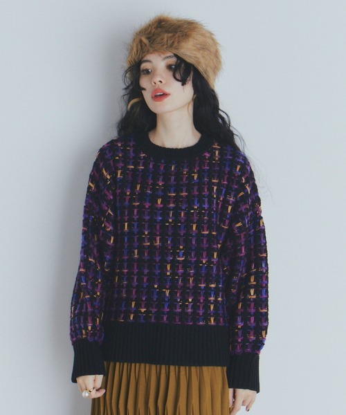 manana suerte（マニャーナスエルテ） ニット セーター マルチカラー