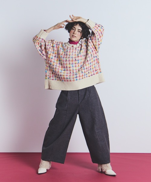 manana suerte（マニャーナスエルテ） ニット セーター マルチカラー