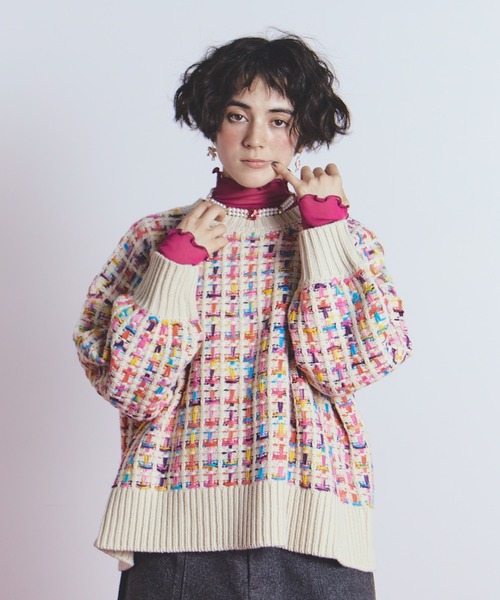 manana suerte（マニャーナスエルテ） ニット セーター マルチカラー