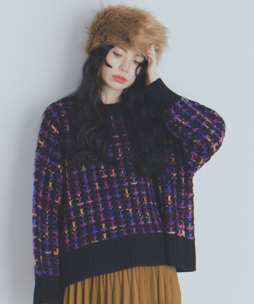 manana suerte（マニャーナスエルテ） ニット セーター マルチカラー