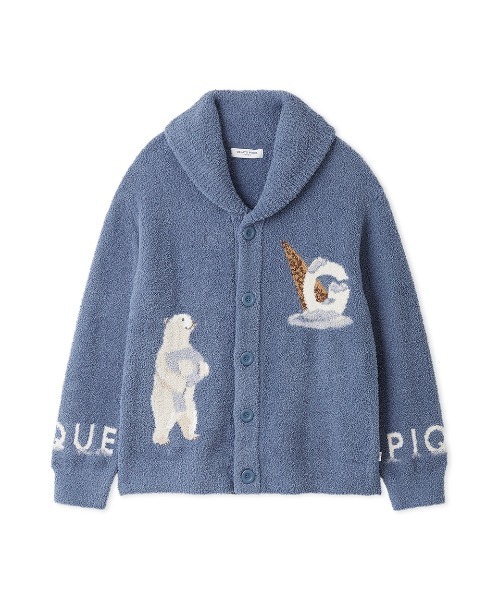 gelato pique パジャマ 「HOMME」パウダーフォレストベアジャガード