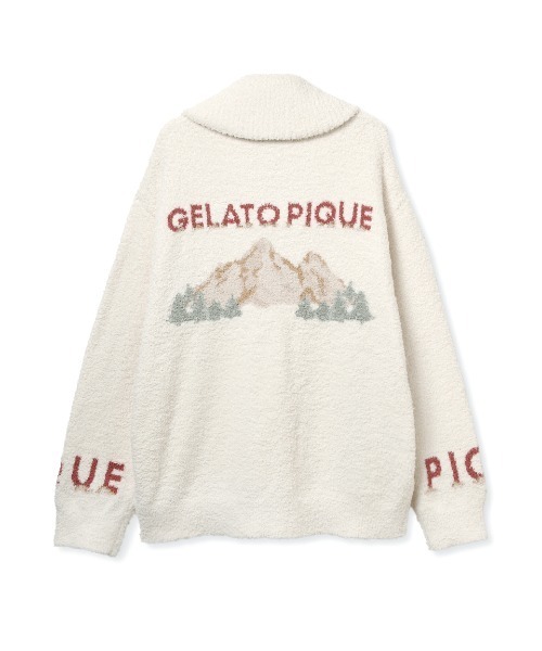 【専用】GELATO PIQUE 　カウチン　ユニセックス　新品 gelato pique パジャマ 「HOMME」パウダーフォレストベアジャガード