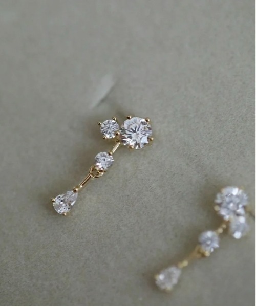 ピアス レディース 4連 ダイヤピアス(BDS) メンズ : ZOZOTOWN Yahoo!店