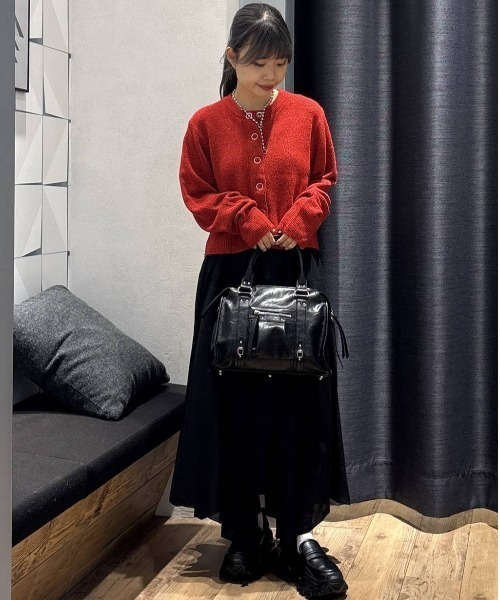 JEANASIS グリッターイレヘムスカート　ブラック JEANASIS｜選べる着丈/グリッターイレヘムスカート | Rakuten Fashion