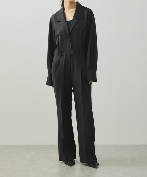 アダムエロペ（ADAM ET ROPE’）/【EMOELLE】テーラードリラクシーオールインワン ADAM ET ROPE'（アダムエロペ） オールインワン 「EMOELLE」テーラード