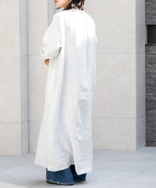 「FORK&SPOON」 長袖ワンピース 2 ブルー系その他 レディース_画像6