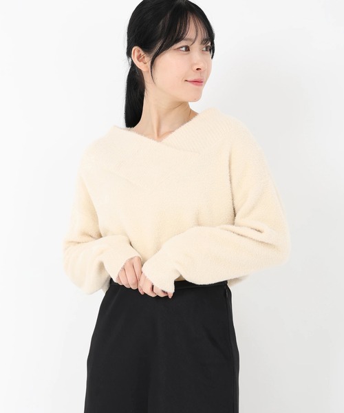 STRAWBERRY-FIELDS（ストロベリーフィールズ） ニット セーター ミニ