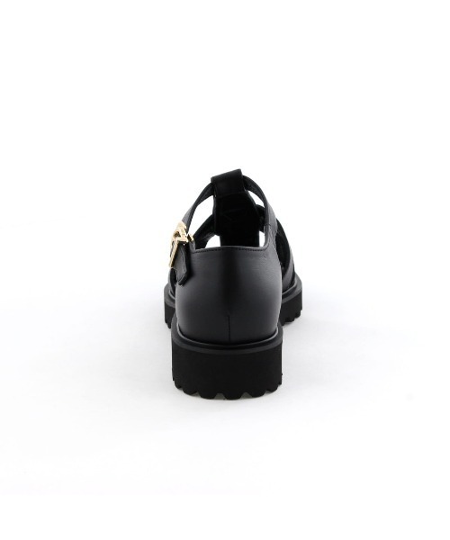 「HIMIKO」 フラットサンダル 25.0cm ブラック レディース_画像7