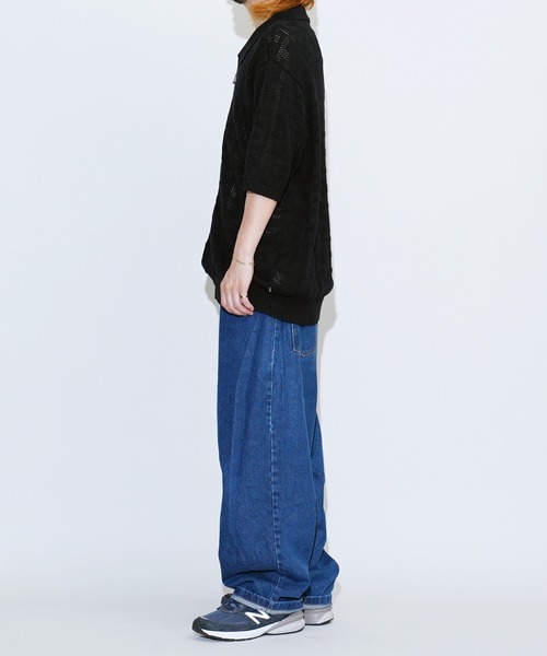 HUF（ハフ） ニットカーディガン SMALL ブラック メンズ : ZOZOTOWN