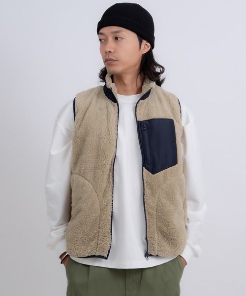 improves（インプローブス） ベスト ジレ スタンドカラー 防風