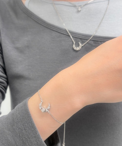 LANVIN en Bleu ブレスレット 月モチーフブレスレット レディース