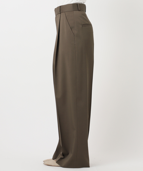 NOBLE（ノーブル） スラックス パンツ 「追加」エステルツイル