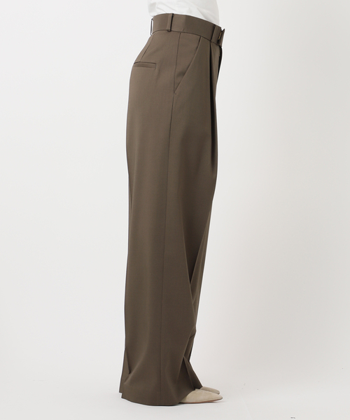 NOBLE（ノーブル） スラックス パンツ 「追加」エステルツイル