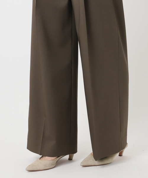 NOBLE（ノーブル） スラックス パンツ 「追加」エステルツイル