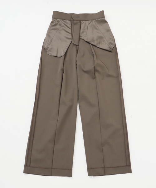 NOBLE（ノーブル） スラックス パンツ 「追加」エステルツイル